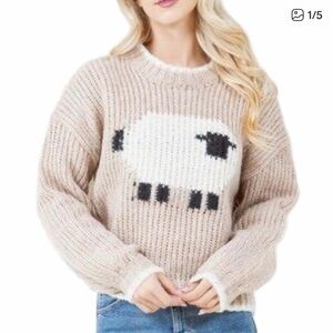 Beige Sheep Sweater